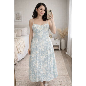 The Drop Women's Linea Spaghetti Strap Maxi Dress with Front Slit- XL Viscose